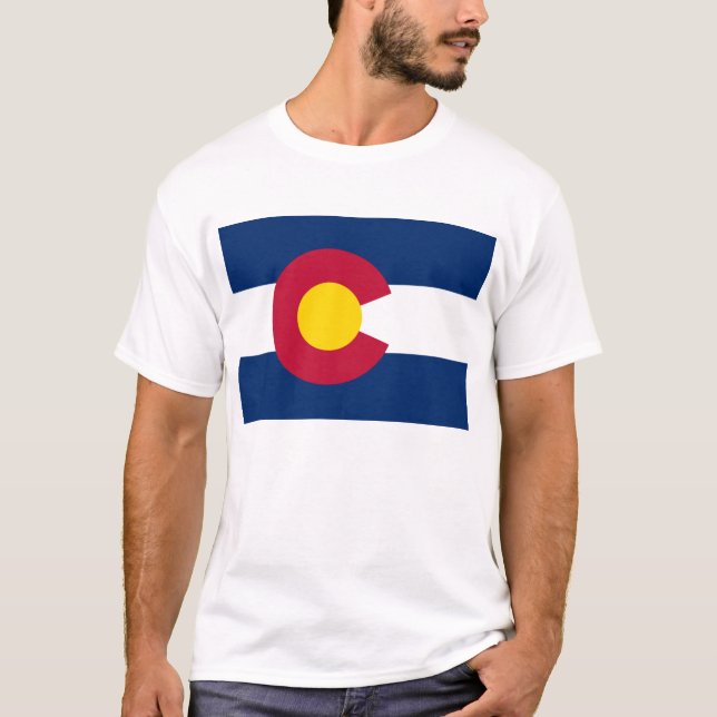 bandeira da camisa de Colorado T (Frente)