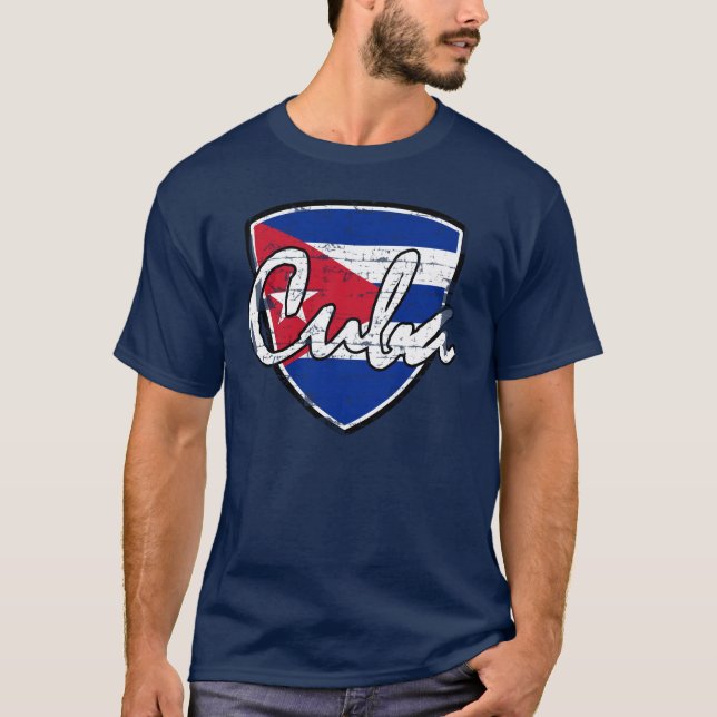Bandeira da camisa de Cuba (Frente)