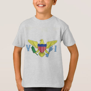 Bandeira da camisa do miúdo de Virgin Islands