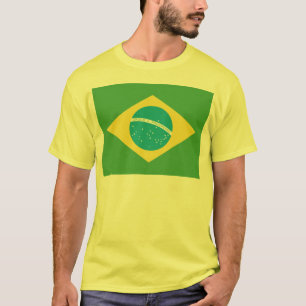 Bandeira da Camisa Masculina do Brasil