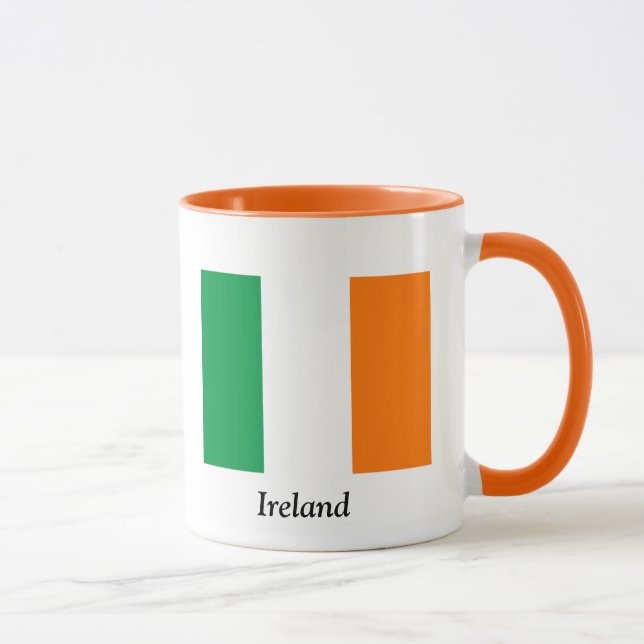 Bandeira da caneca de café de Ireland (Direita)