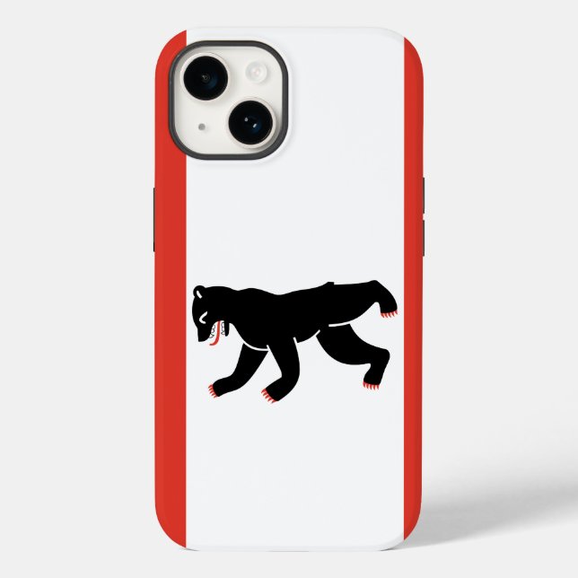 Bandeira da capas de iphone de Berlim Case-Mate (Verso)