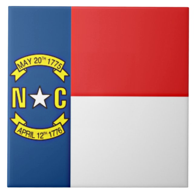 Bandeira da Carolina do Norte (Frente)