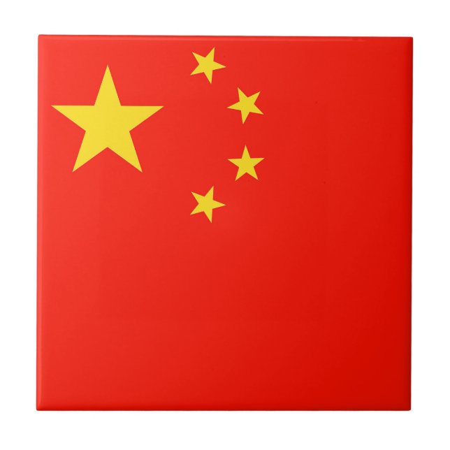Bandeira da China - Alta Qualidade (Frente)