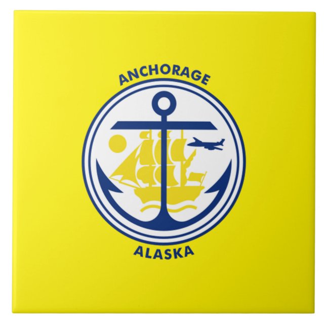Bandeira da cidade de Anchorage (Frente)