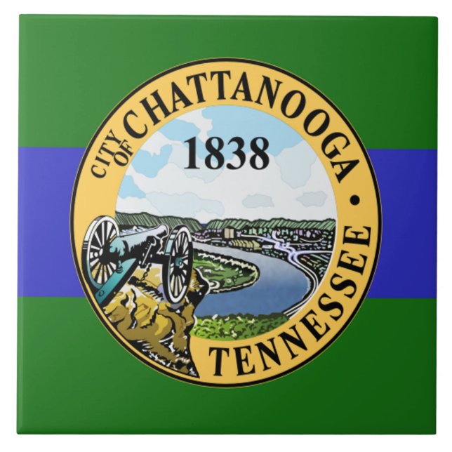 Bandeira da cidade de Chattanooga (Frente)