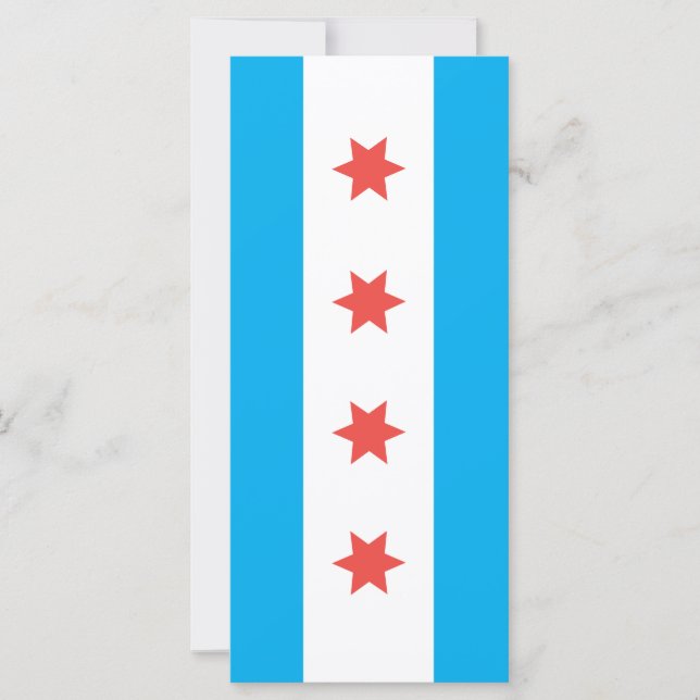 Bandeira da cidade de Chicago (Frente)