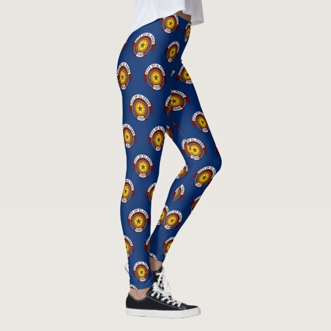 Bandeira da cidade de El Paso, Texas Leggings (Direita)