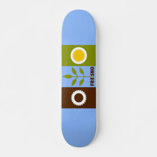 Bandeira da cidade de Fresno, skate da Califórnia