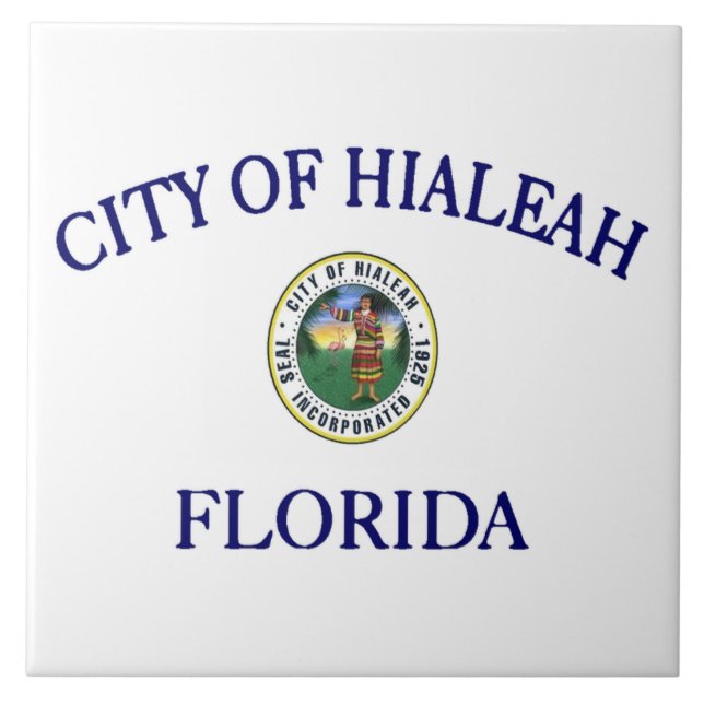 Bandeira da cidade de Hialeah (Frente)