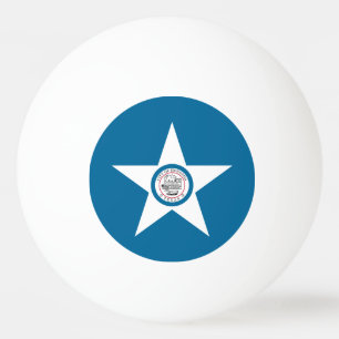 Bandeira da cidade de Houston, Texas Bola de Ping-