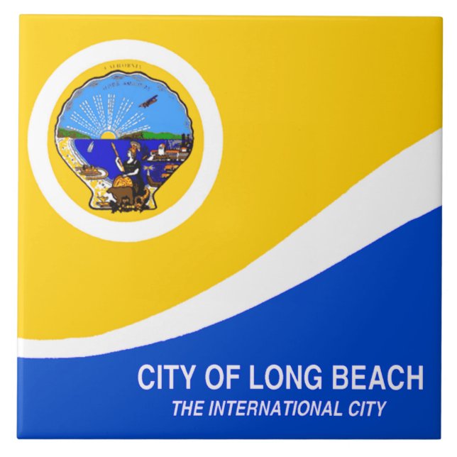 Bandeira da cidade de Long Beach (Frente)
