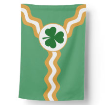 Bandeira da Cidade de Louis, rua - Bandeira irland
