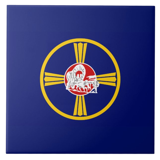 Bandeira da Cidade de Omaha (Nebraska) (Frente)