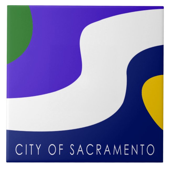 Bandeira da cidade de Sacramento (Frente)