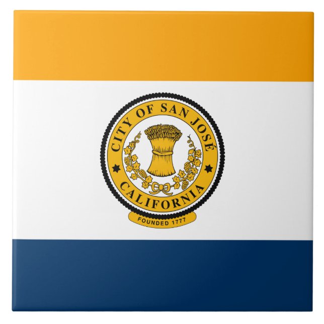 Bandeira da cidade de San José (Califórnia) (Frente)