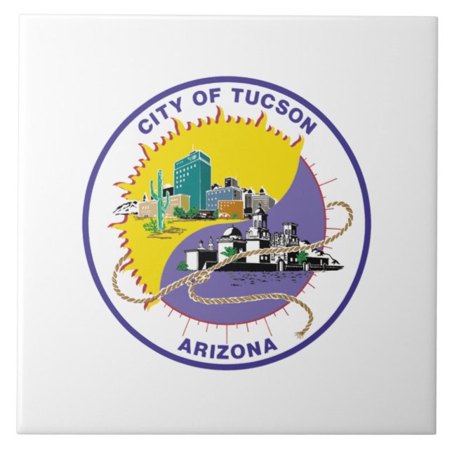 Bandeira da cidade de Tucson (Frente)