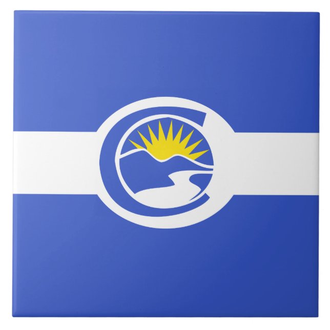 Bandeira da Cidade do Centenário (Colorado) (Frente)