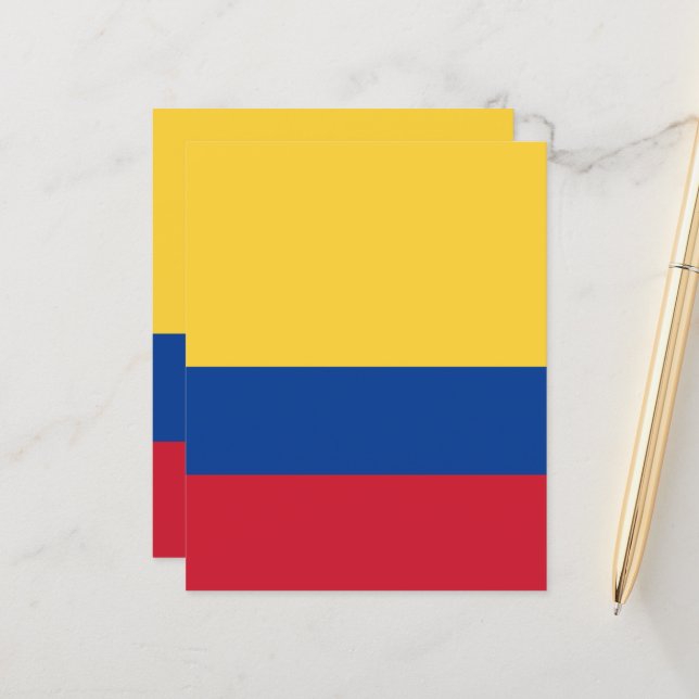 bandeira da Colômbia (Frente/Verso In Situ)