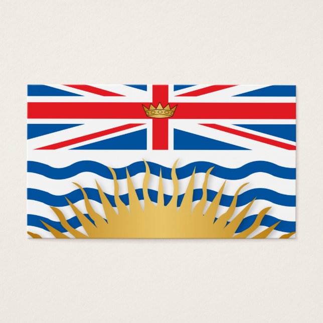 Bandeira da Colúmbia Britânica (Frente)