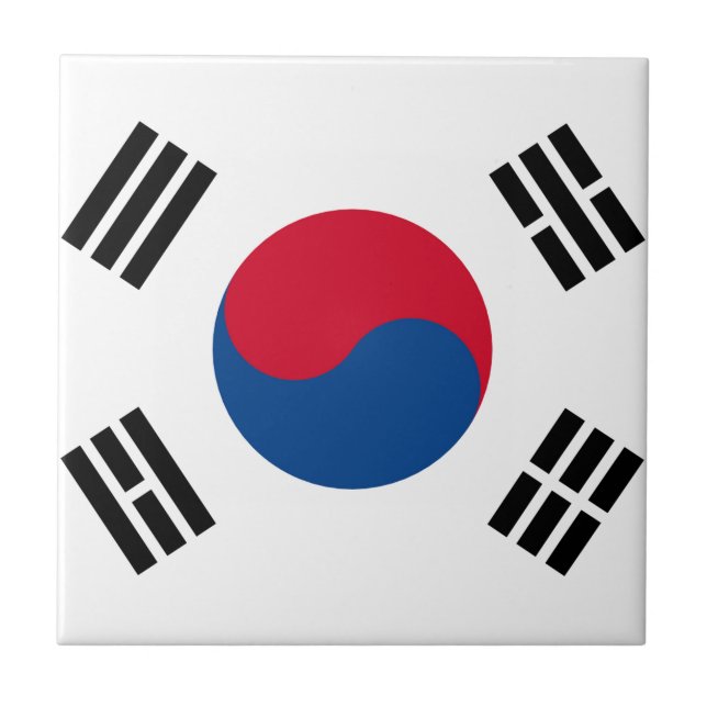 Bandeira da Coreia do Sul (Frente)