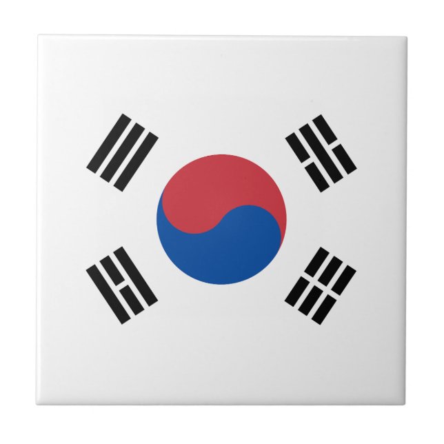 Bandeira da Coreia do Sul (Frente)