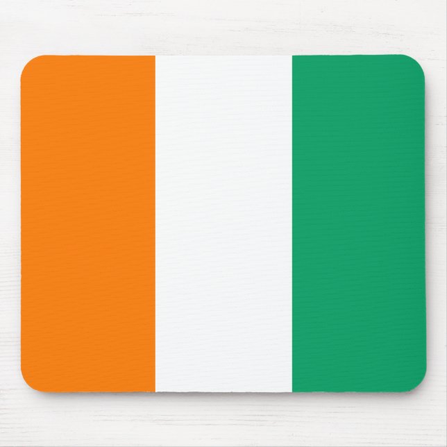 Bandeira da Costa do Marfim Mousepad (Frente)