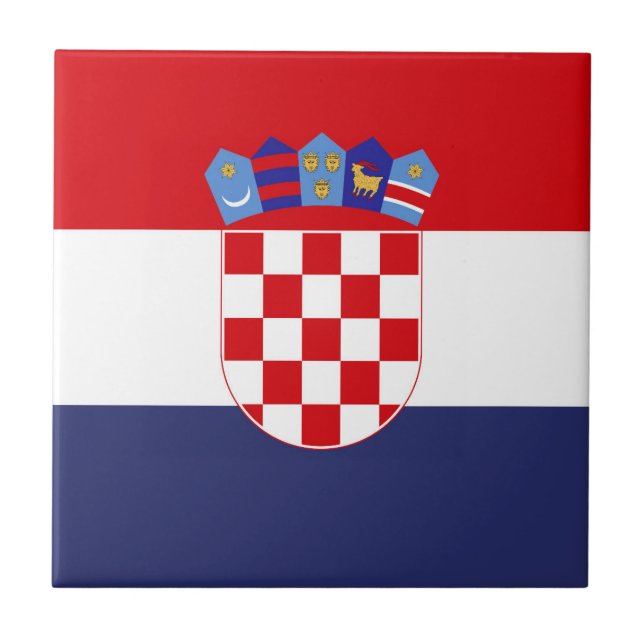 Bandeira da Croácia (Frente)