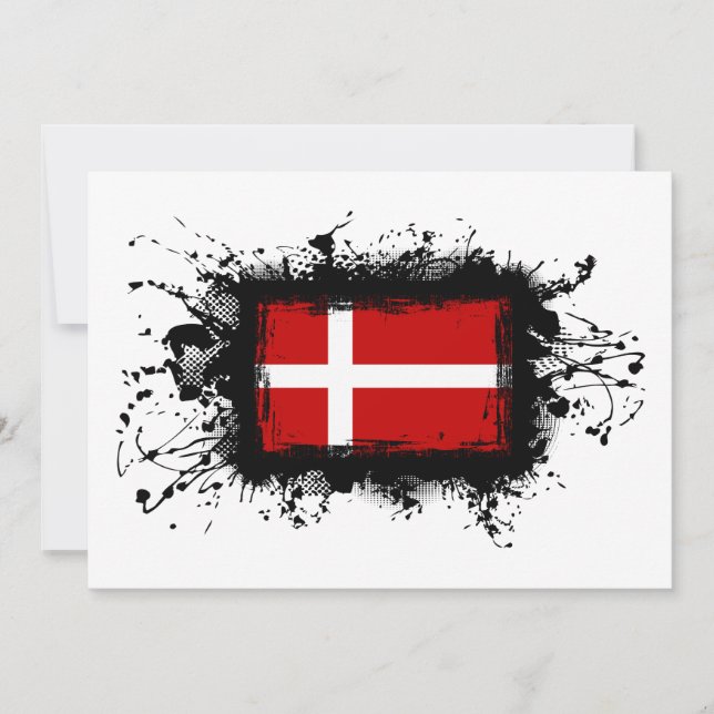 Bandeira da Dinamarca (Frente)