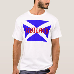 Bandeira da Escócia. Camiseta
