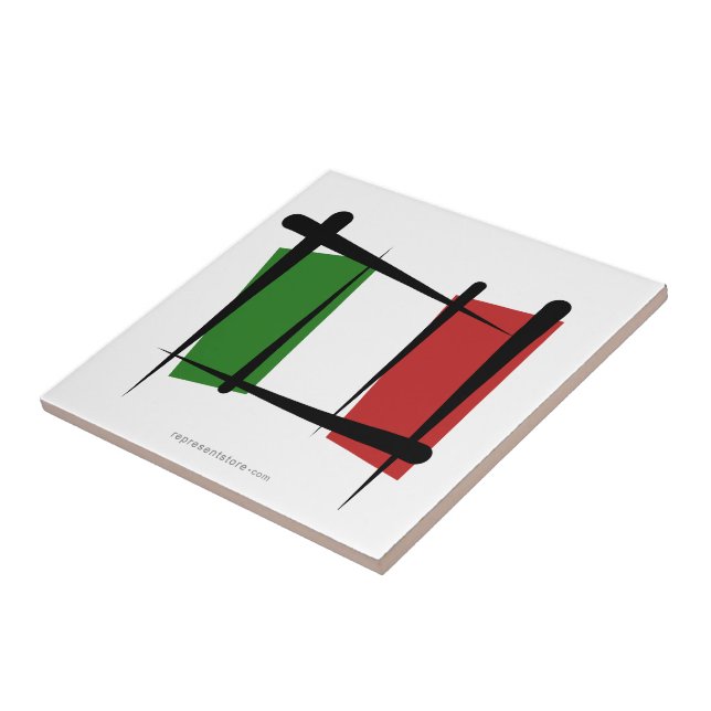 Bandeira da escova de Italia (Lateral)