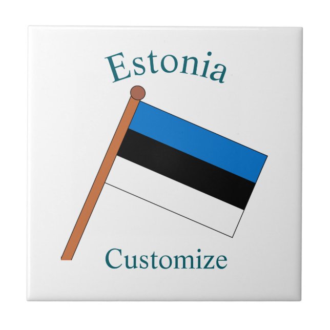 Bandeira da Estônia Thunder_Cove (Frente)