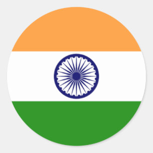 Bandeira da etiqueta de India