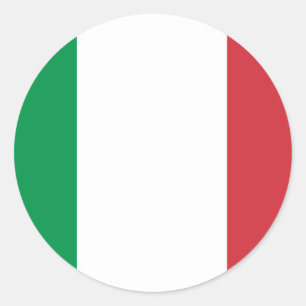 Bandeira da etiqueta de Italia