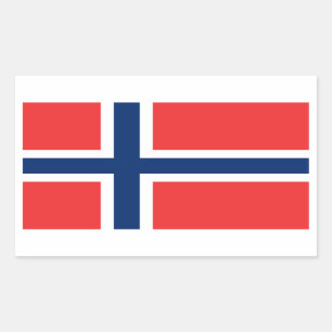 Bandeira da etiqueta de Noruega