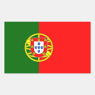 Bandeira da etiqueta de Portugal