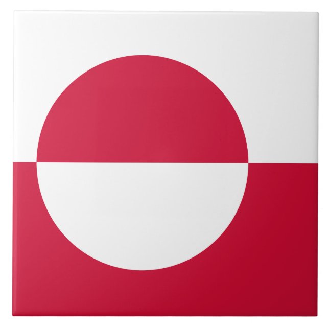 Bandeira da Gronelândia (Frente)