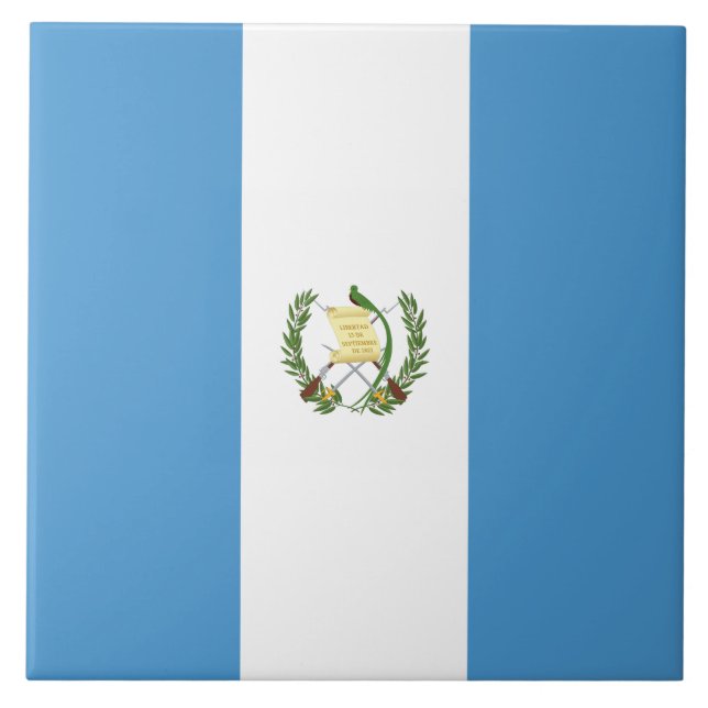 Bandeira da Guatemala (Frente)