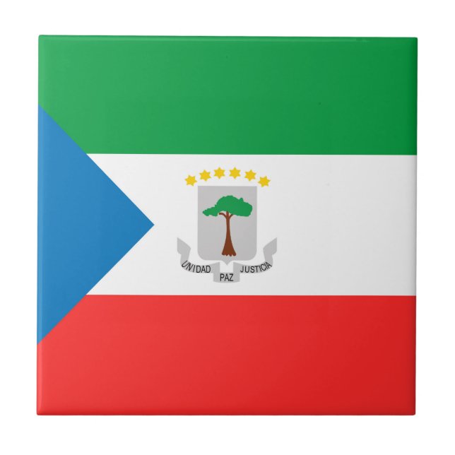 Bandeira da Guiné Equatorial (Frente)
