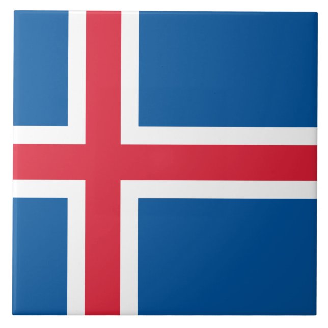 Bandeira da Islândia (Frente)
