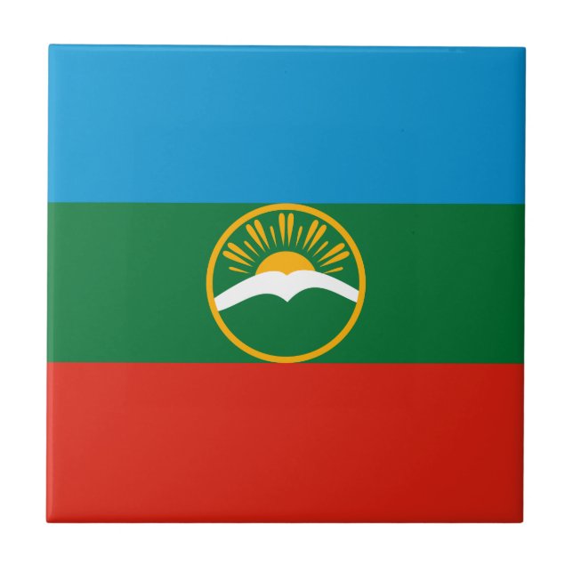 Bandeira da Karachai-Circássia (Frente)