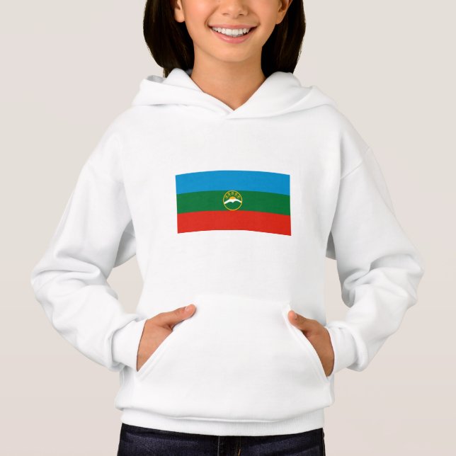 Bandeira da Karachay-Circássia (Frente)