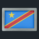 Bandeira da Kinshasa do Congo<br><div class="desc">Bandeira Patriótica da República Democrática do Congo.</div>