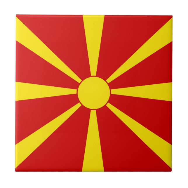 Bandeira da Macedônia do Norte (Frente)
