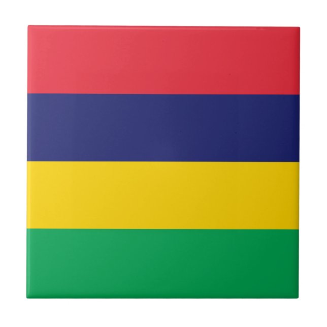 Bandeira da Maurícia (Frente)