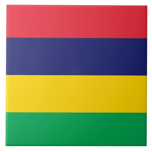 Bandeira da Maurícia (Frente)