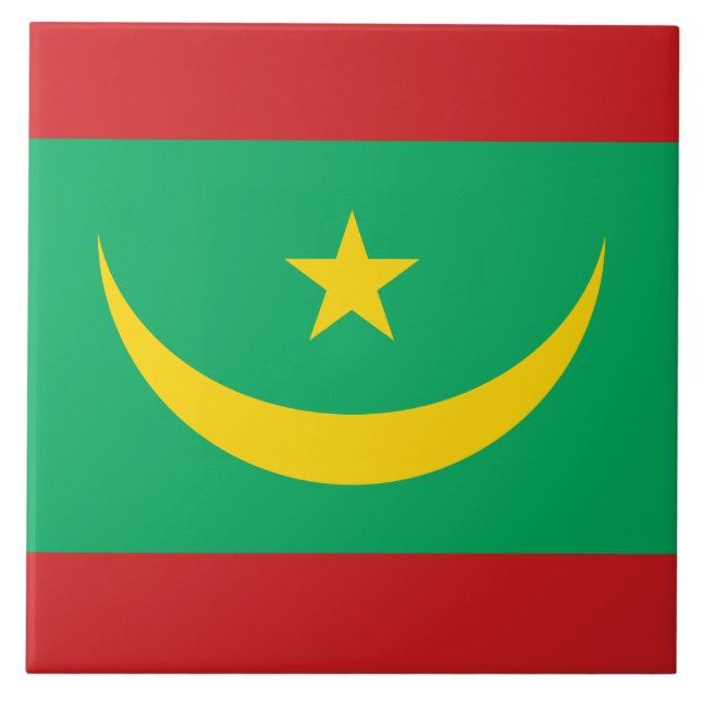 Bandeira da Mauritânia (Frente)