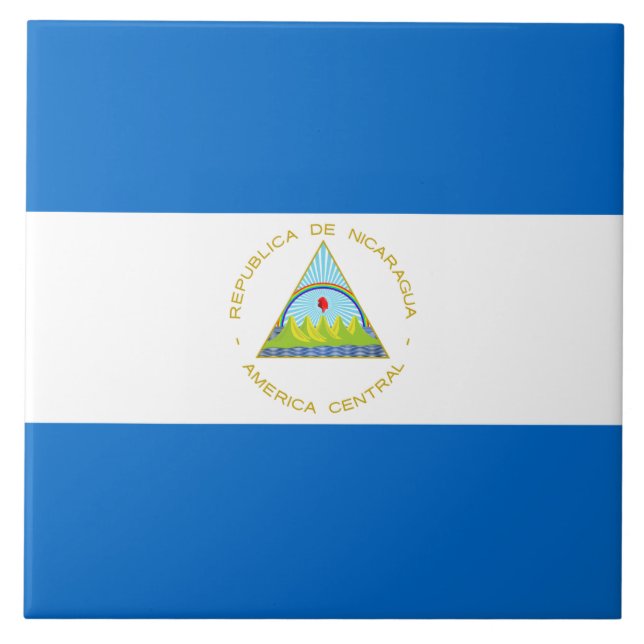 Bandeira da Nicarágua (Frente)