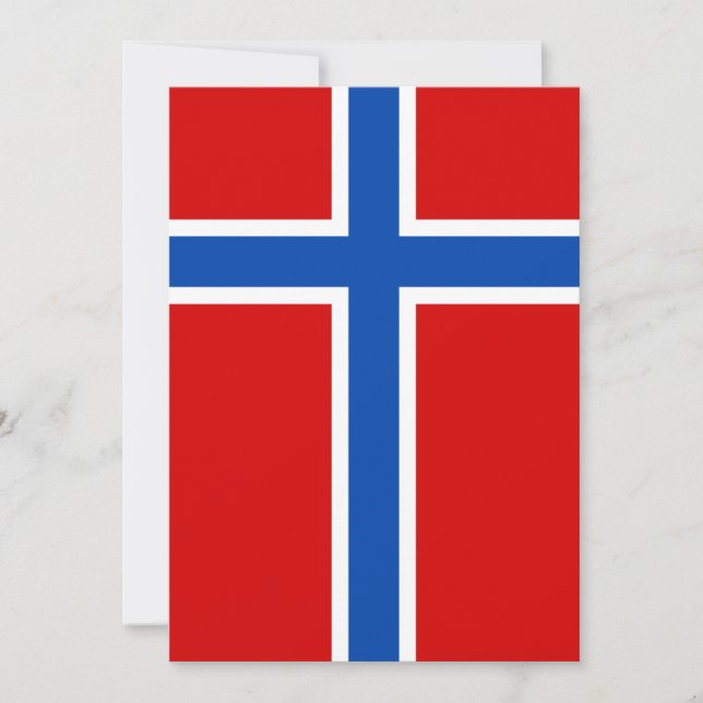 Bandeira da Noruega (Frente)