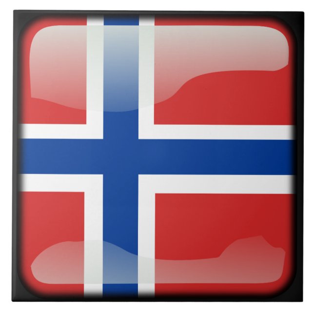 Bandeira da Noruega (Frente)